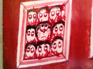 Illustration for article titled Iconic Anime Character Painted on Buddhist Temple